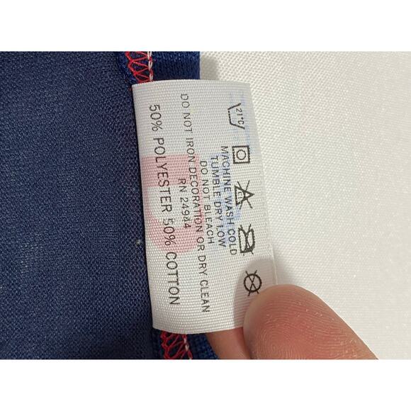 Vintage Cleveland Indians 1995 American League  T-Shirt Size Large 21x28 USA - Picture 8 of 10